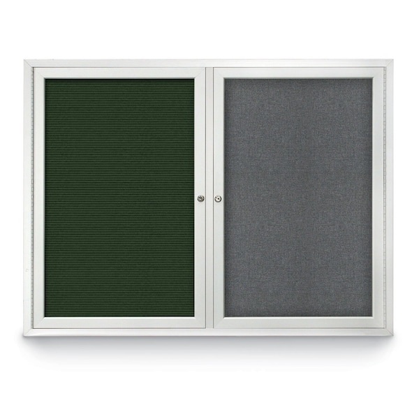 Corkboard, Med Grey/Bronze, 36" x 36"